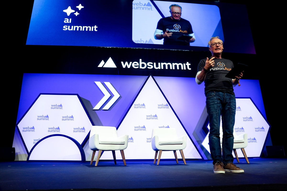 Brendan Yell speaking at a conference